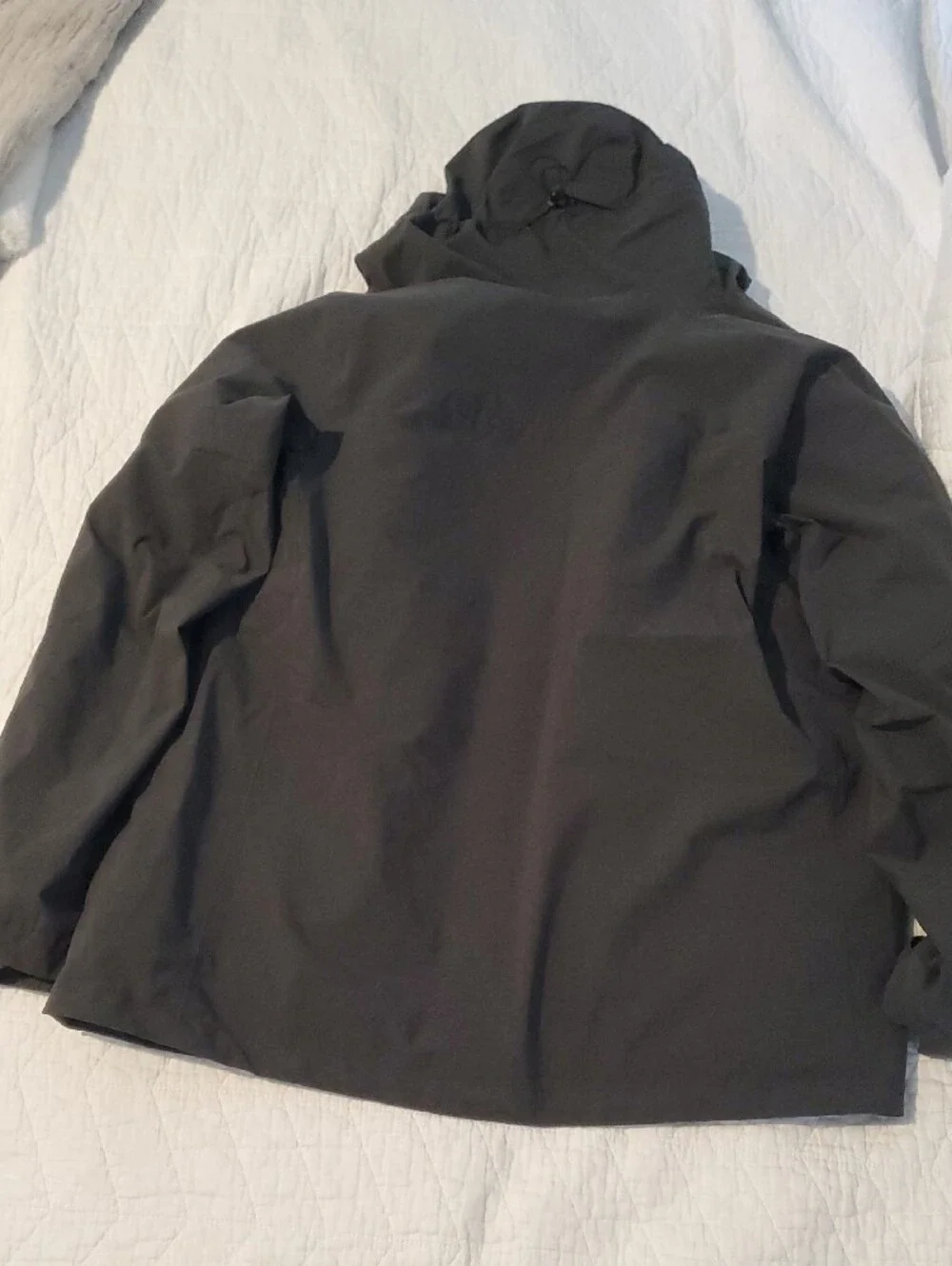 The North Face Men's Black Hooded Raincoat